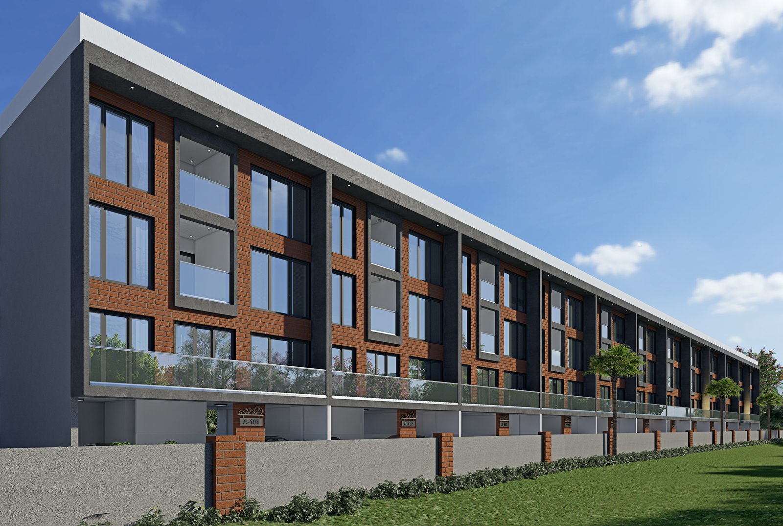 Front daytime elevation